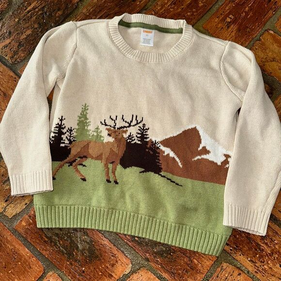 Gymboree deer sweater - Picture 1 of 3